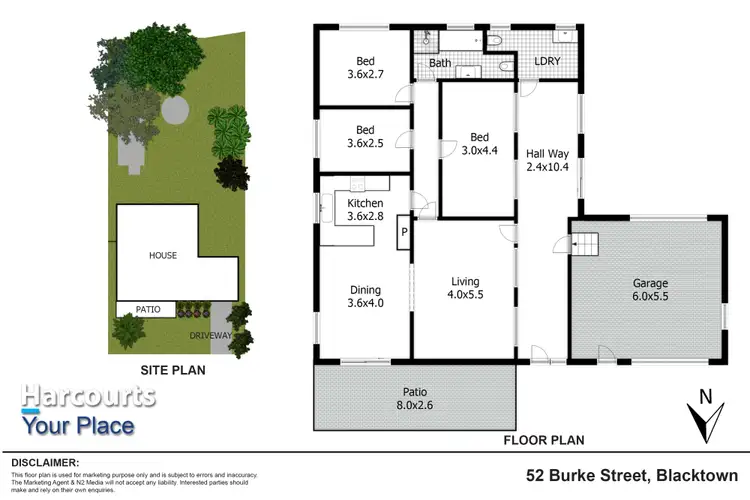 Floorplan of Homely house listing, 52 Burke Street, Blacktown NSW 2148