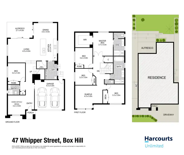 Floorplan of Homely house listing, 47 Whipper Street, Box Hill NSW 2765