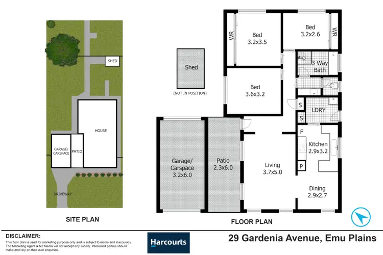 Floorplan of Homely house listing, 29 Gardenia Avenue, Emu Plains NSW 2750