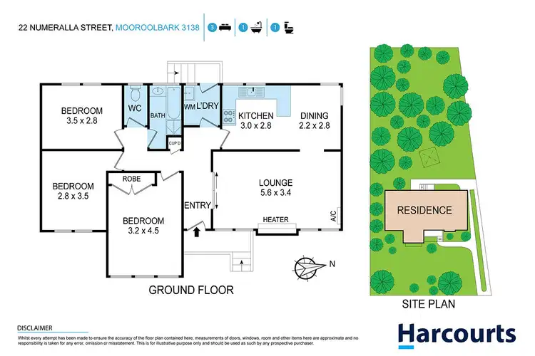 Floorplan of Homely house listing, 23 Numeralla Street, Mooroolbark VIC 3138