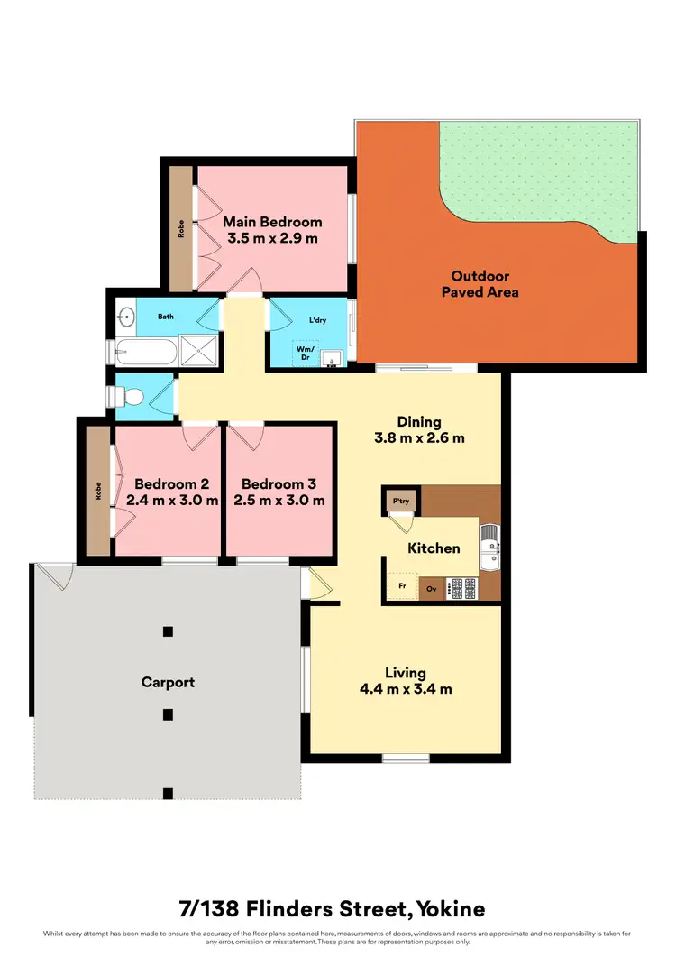 Floorplan of Homely unit listing, 7/138 Flinders Street, Yokine WA 6060