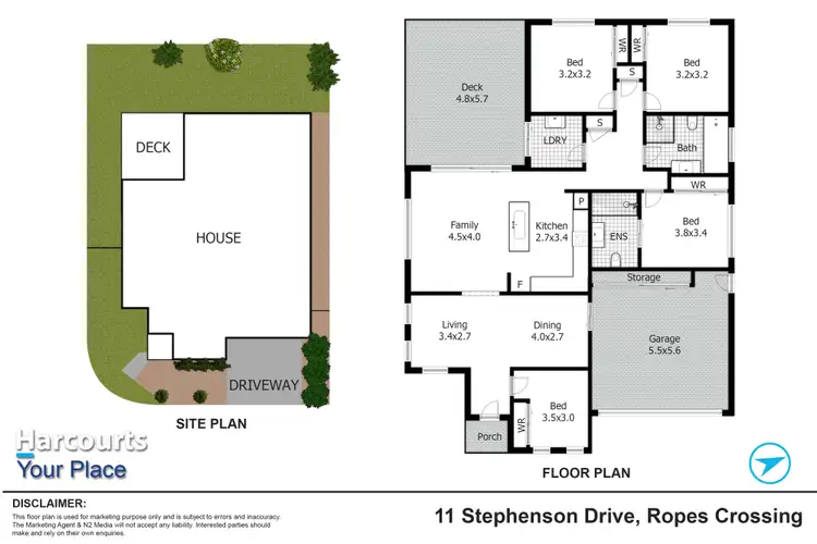 Floorplan of Homely house listing, 11 Stephenson Drive, Ropes Crossing NSW 2760