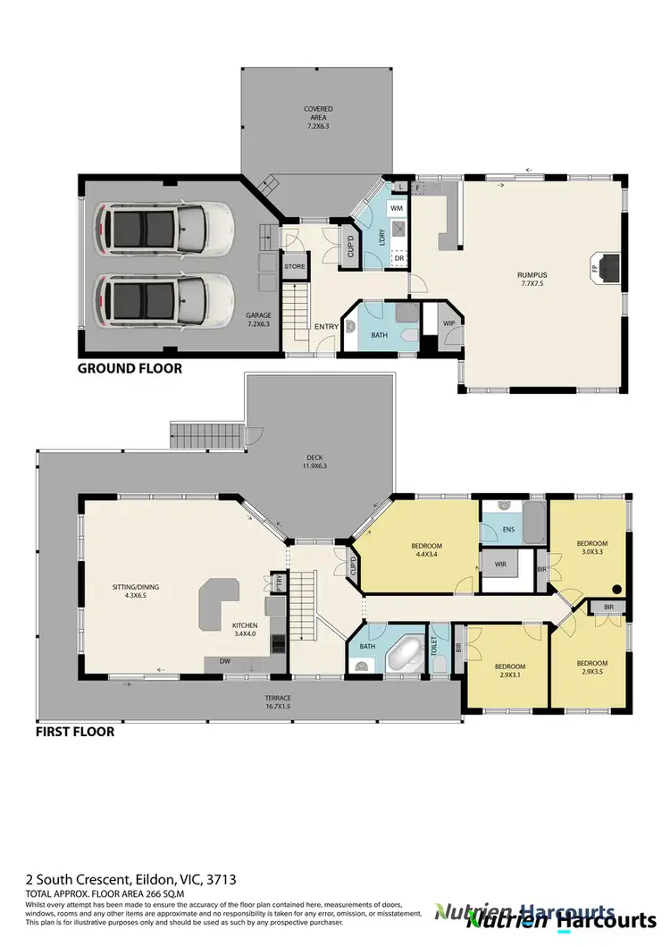 Floorplan of Homely house listing, 2 South Crescent, Eildon VIC 3713
