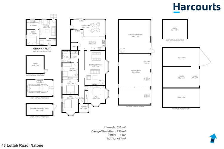 Floorplan of Homely house listing, 48 Lottah Road, Natone TAS 7321