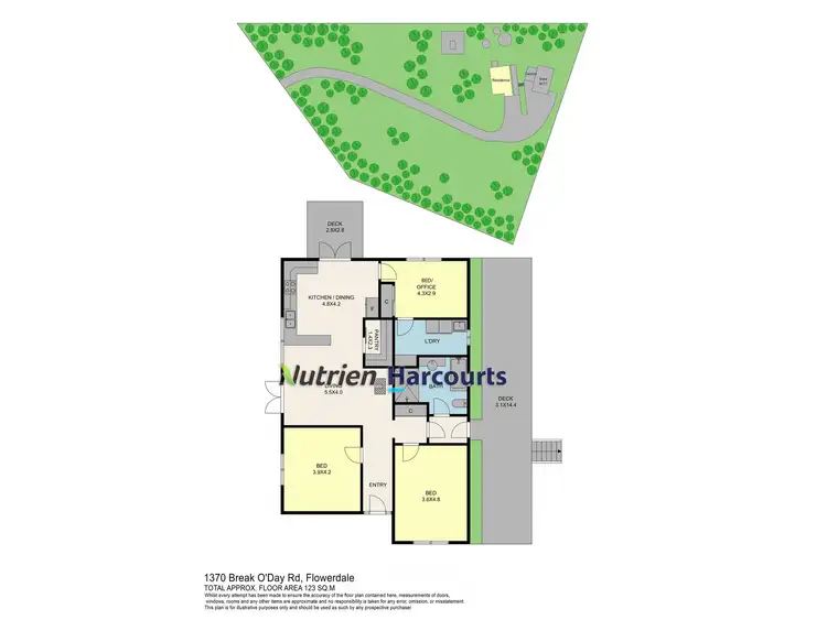 Floorplan of Homely rural property listing, 1370 Break Oday Road, Flowerdale VIC 3717
