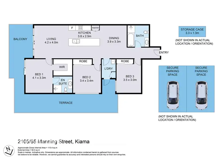 Floorplan of Homely apartment listing, 2105/65 Manning Street, Kiama NSW 2533