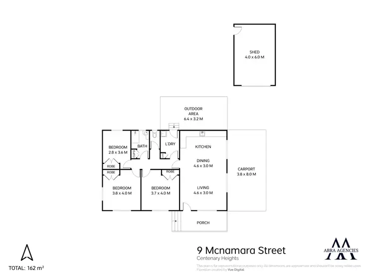 Floorplan of Homely house listing, 9 McNamara Street, Centenary Heights QLD 4350