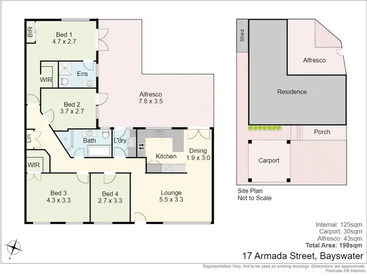 Floorplan of Homely house listing, 17 Armada Street, Bayswater WA 6053