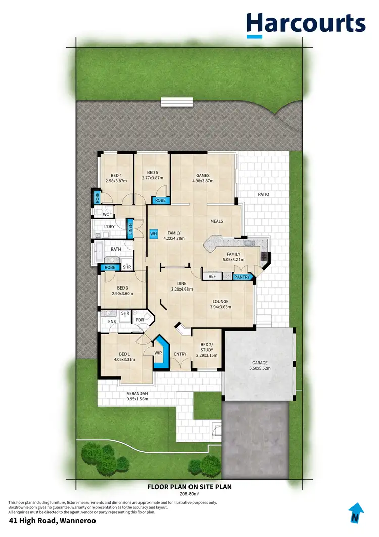 Floorplan of Homely house listing, 41 High Road, Wanneroo WA 6065
