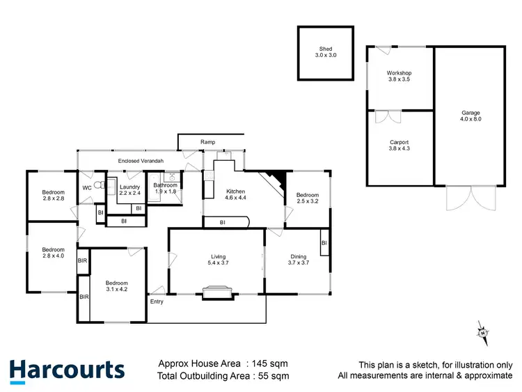 Floorplan of Homely house listing, 279 Hanslows road, Cambridge TAS 7170