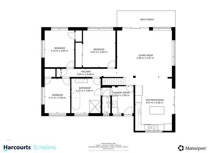 Floorplan of Homely house listing, 11 Barrack Street, Akaroa TAS 7216