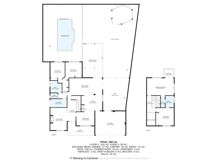 Floorplan of Homely house listing, 17 Merrang Circuit, Carramar WA 6031