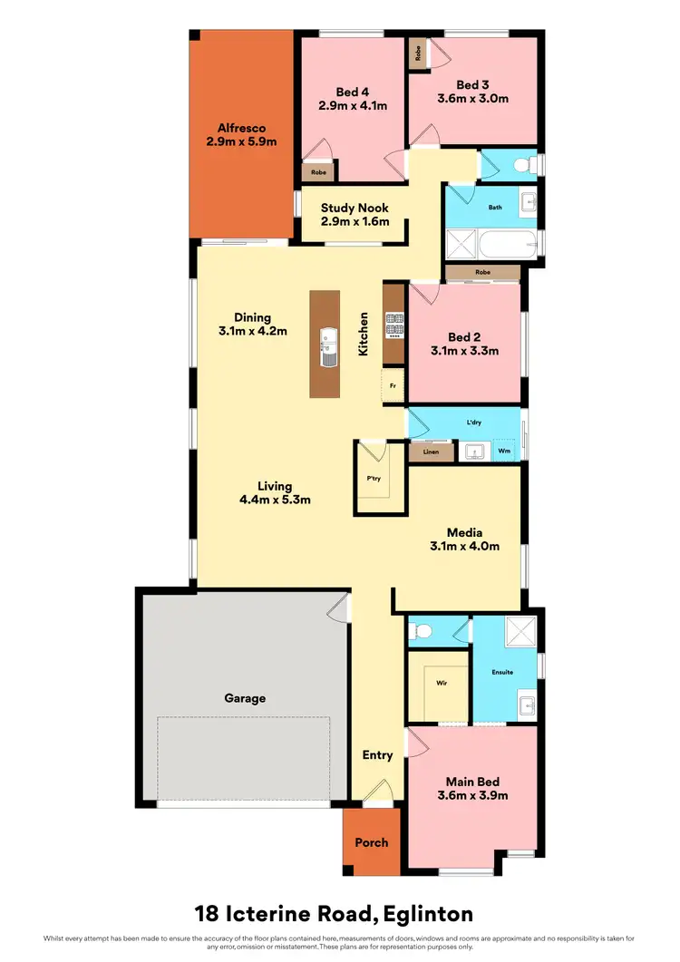 Floorplan of Homely house listing, 18 Icterine Road, Eglinton WA 6034