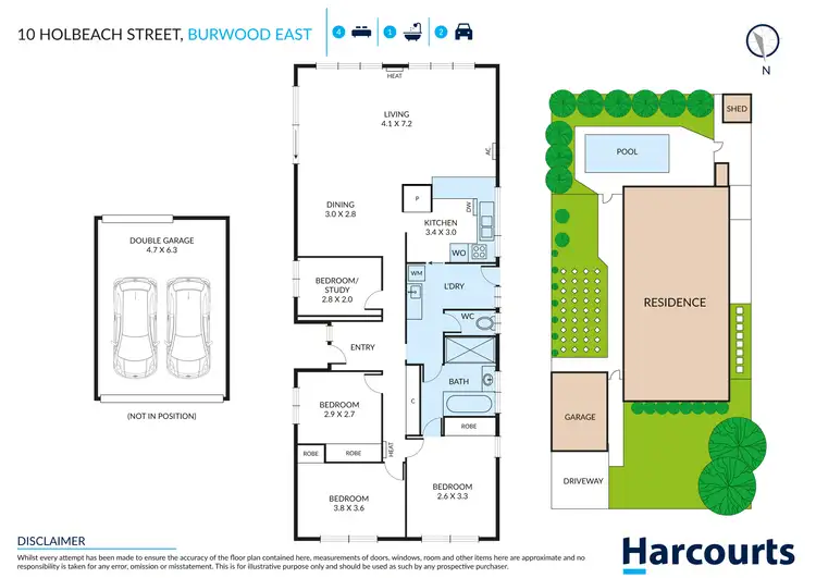 Floorplan of Homely house listing, 10 Holbeach Street, Burwood East VIC 3151