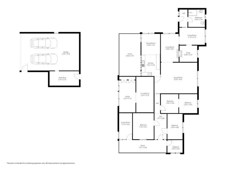 Floorplan of Homely rural property listing, 376 Monaro Highway, Bombala NSW 2632