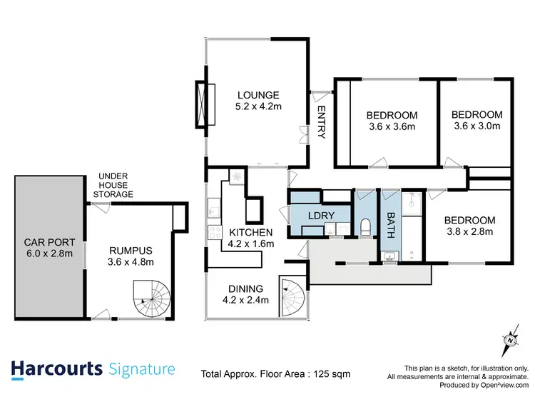 Floorplan of Homely house listing, 28 Whelan Crescent, West Hobart TAS 7000