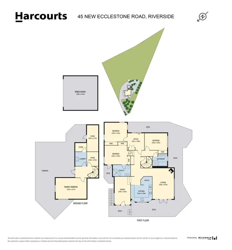 Floorplan of Homely house listing, 45 New Ecclestone Road, Riverside TAS 7250
