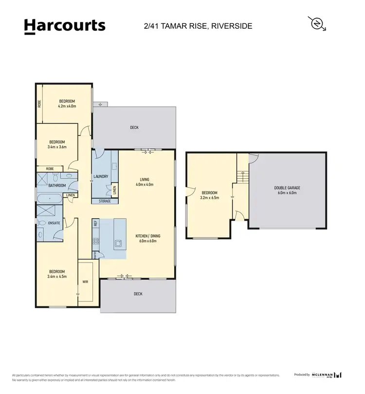 Floorplan of Homely unit listing, 2/41 Tamar Rise, Riverside TAS 7250