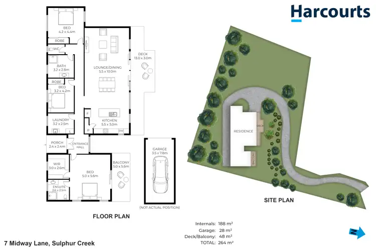 Floorplan of Homely house listing, 7 Midway Lane, Sulphur Creek TAS 7316
