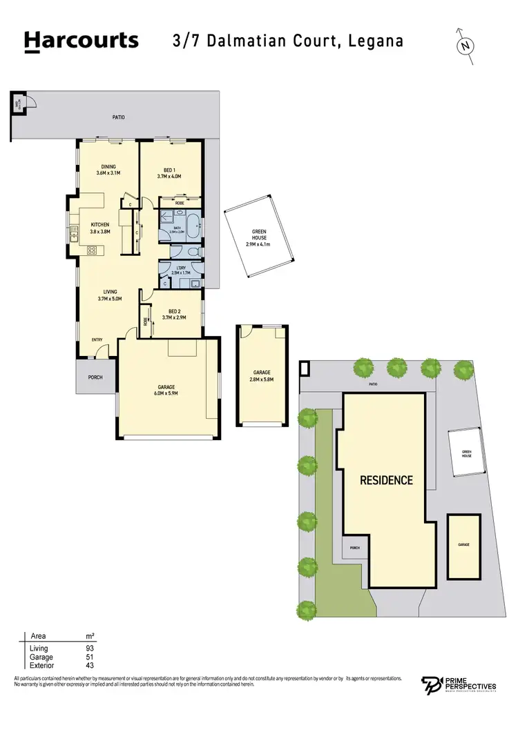 Floorplan of Homely house listing, 3/3-7 Dalmatian Court, Legana TAS 7277