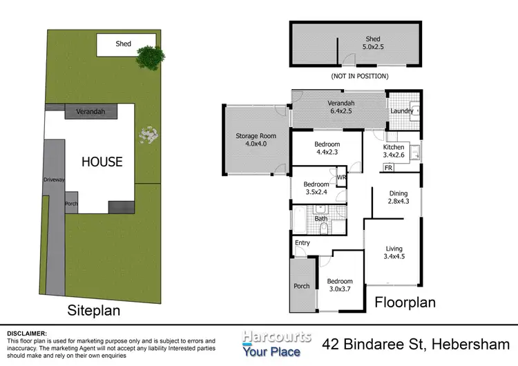 Floorplan of Homely house listing, 42 Bindaree Street, Hebersham NSW 2770