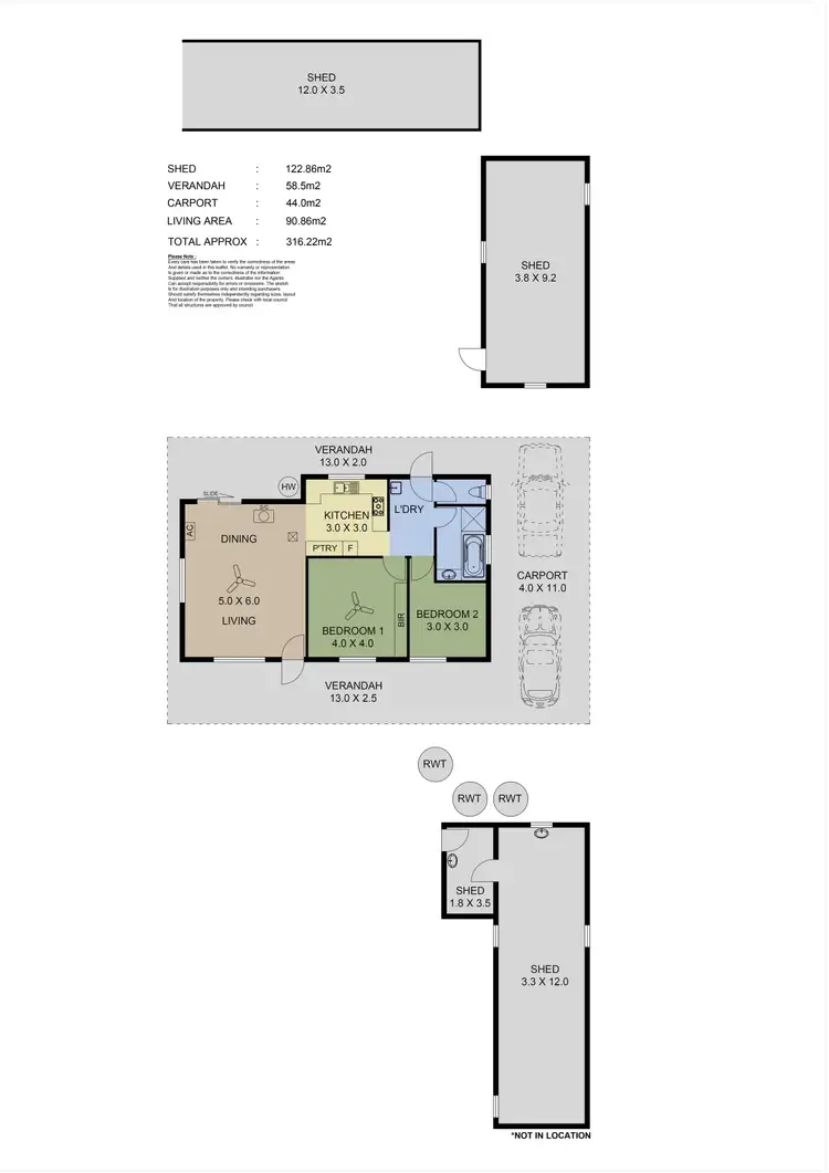 Floorplan of Homely other listing, 226 El Shaddai Road, Wellington SA 5259