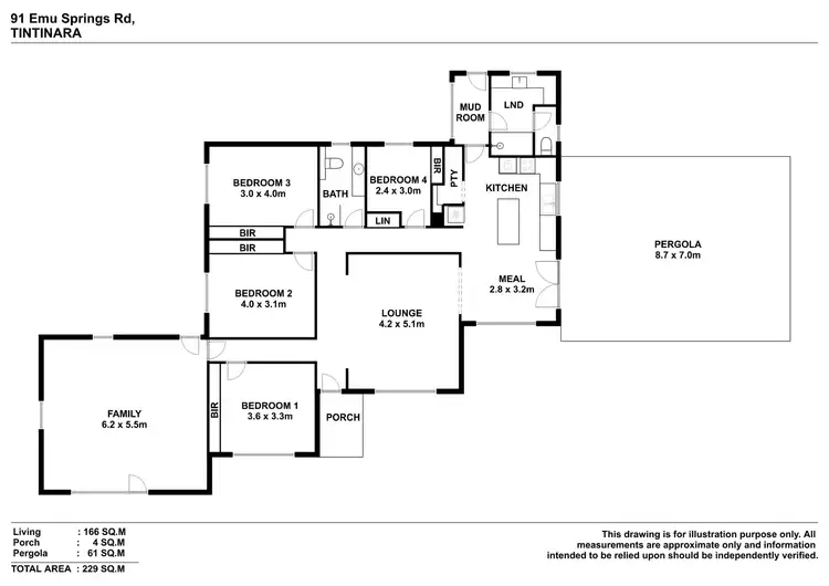 Floorplan of Homely house listing, 89-91 Emu Springs Road, Tintinara SA 5266