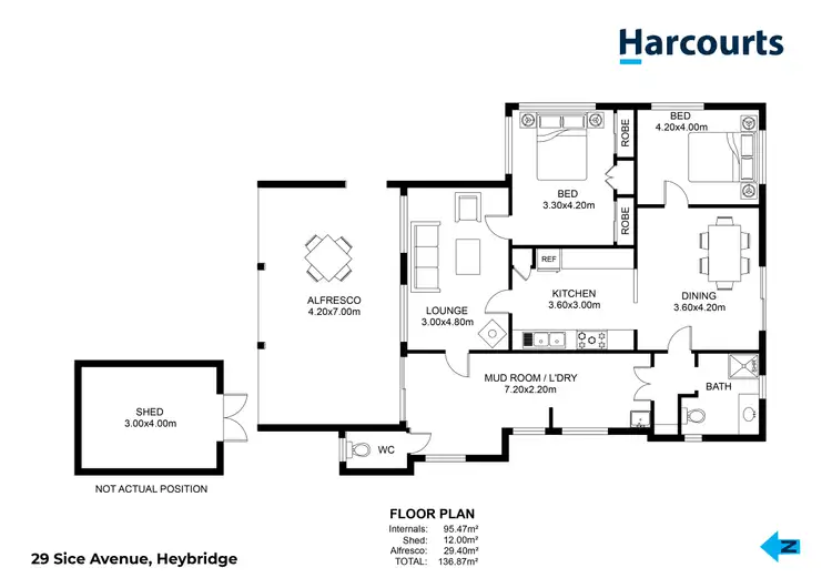 Floorplan of Homely house listing, 29 Sice Avenue, Heybridge TAS 7316