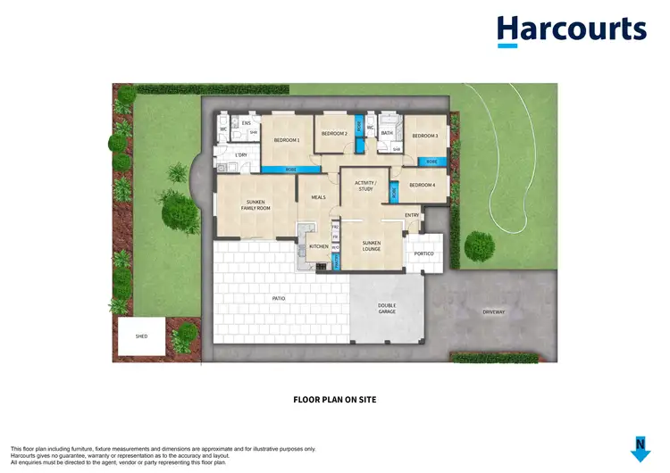 Floorplan of Homely house listing, 22 Viewcrest Way, Sorrento WA 6020