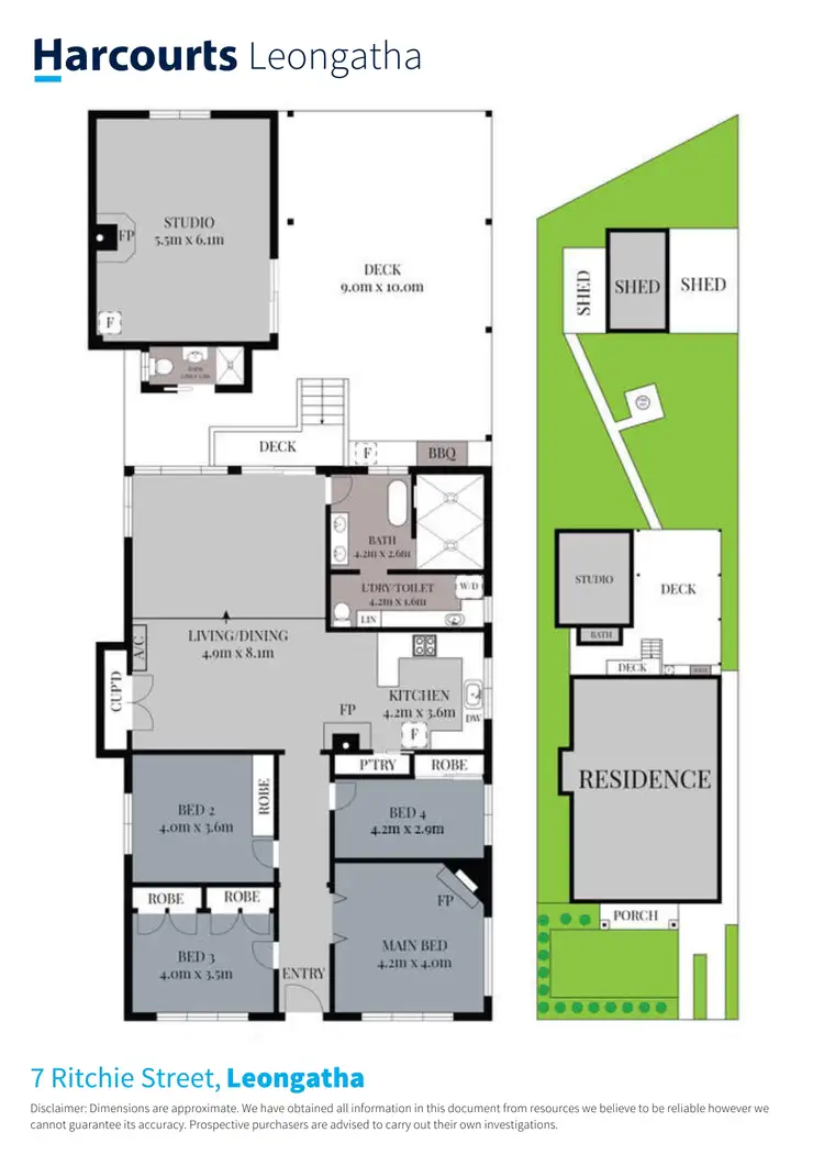 Floorplan of Homely house listing, 7 Ritchie Street, Leongatha VIC 3953