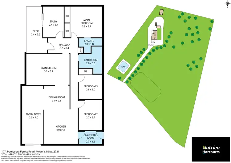 Floorplan of Homely rural property listing, 117A Perricoota Forest Road, Moama NSW 2731