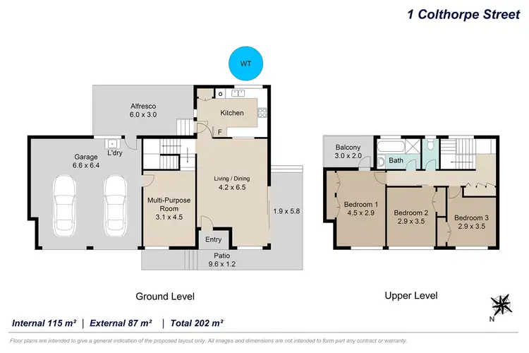 Floorplan of Homely house listing, 1 Colthorpe Street, Boondall QLD 4034