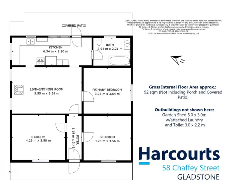 Floorplan of Homely house listing, 58 Chaffey Street, Gladstone TAS 7264