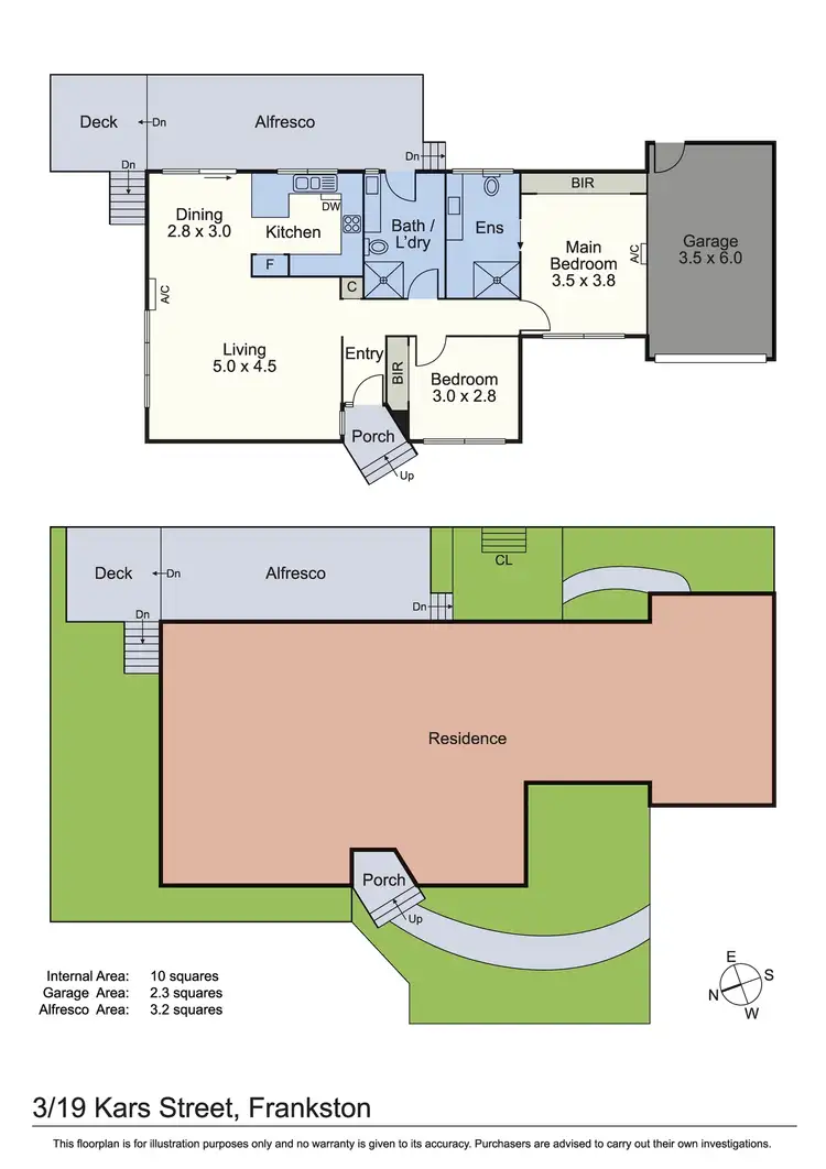 Floorplan of Homely unit listing, 3/19 Kars Street, Frankston VIC 3199