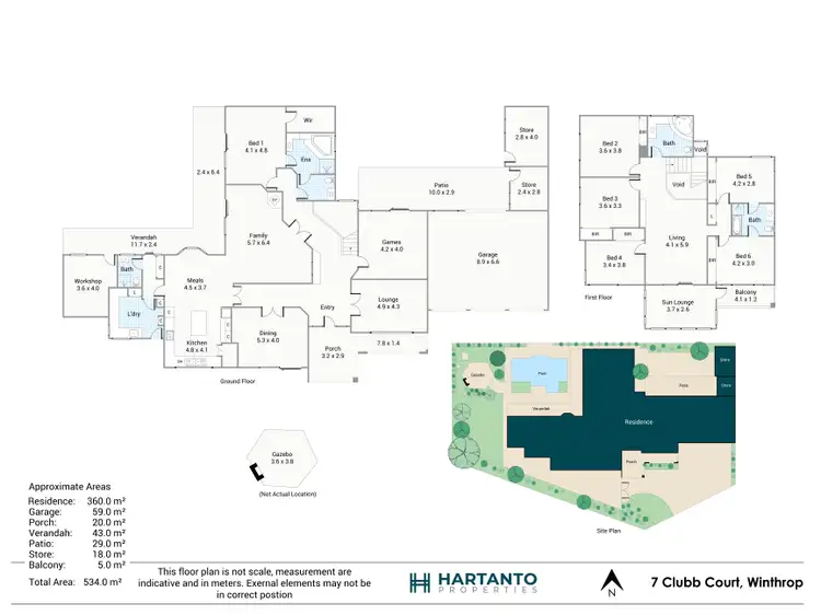 Floorplan of Homely house listing, 7 Clubb Court, Winthrop WA 6150
