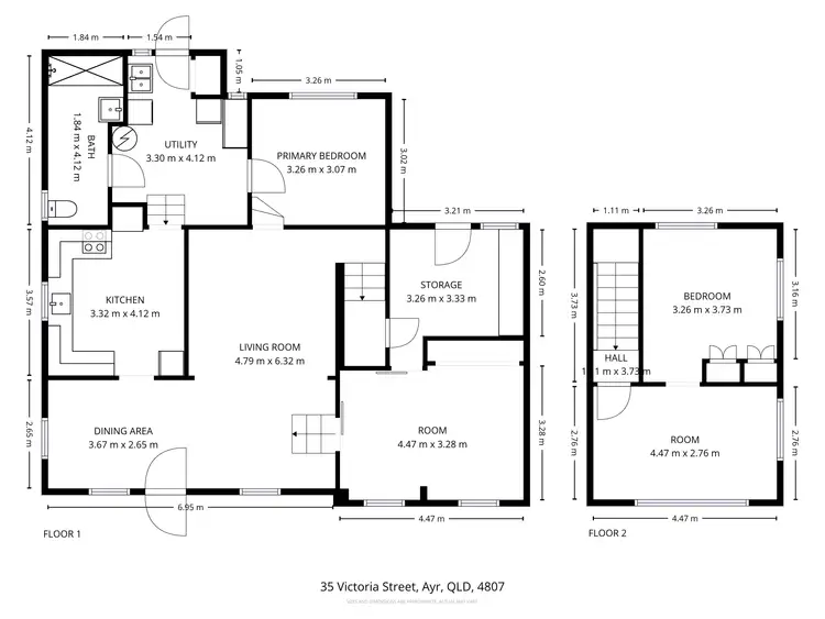 Floorplan of Homely house listing, 35 Victoria Street, Ayr QLD 4807