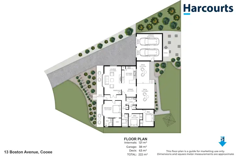 Floorplan of Homely house listing, 13 Boston Avenue, Cooee TAS 7320