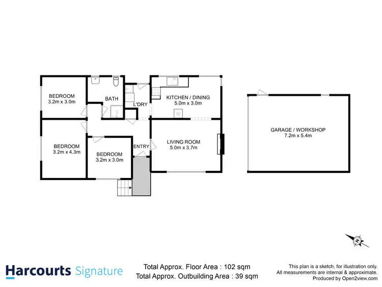 Floorplan of Homely house listing, 8 Concorde Place, Glenorchy TAS 7010