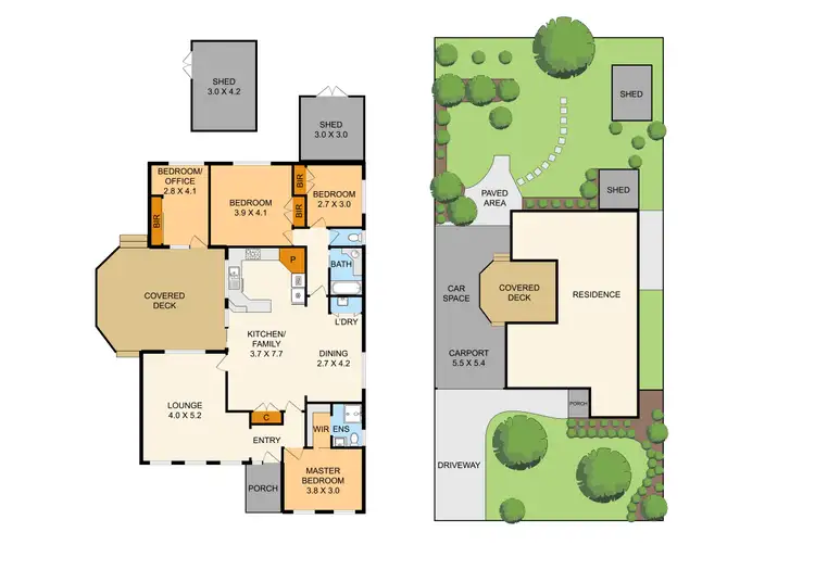 Floorplan of Homely house listing, 8 Shelford Court, Ferntree Gully VIC 3156