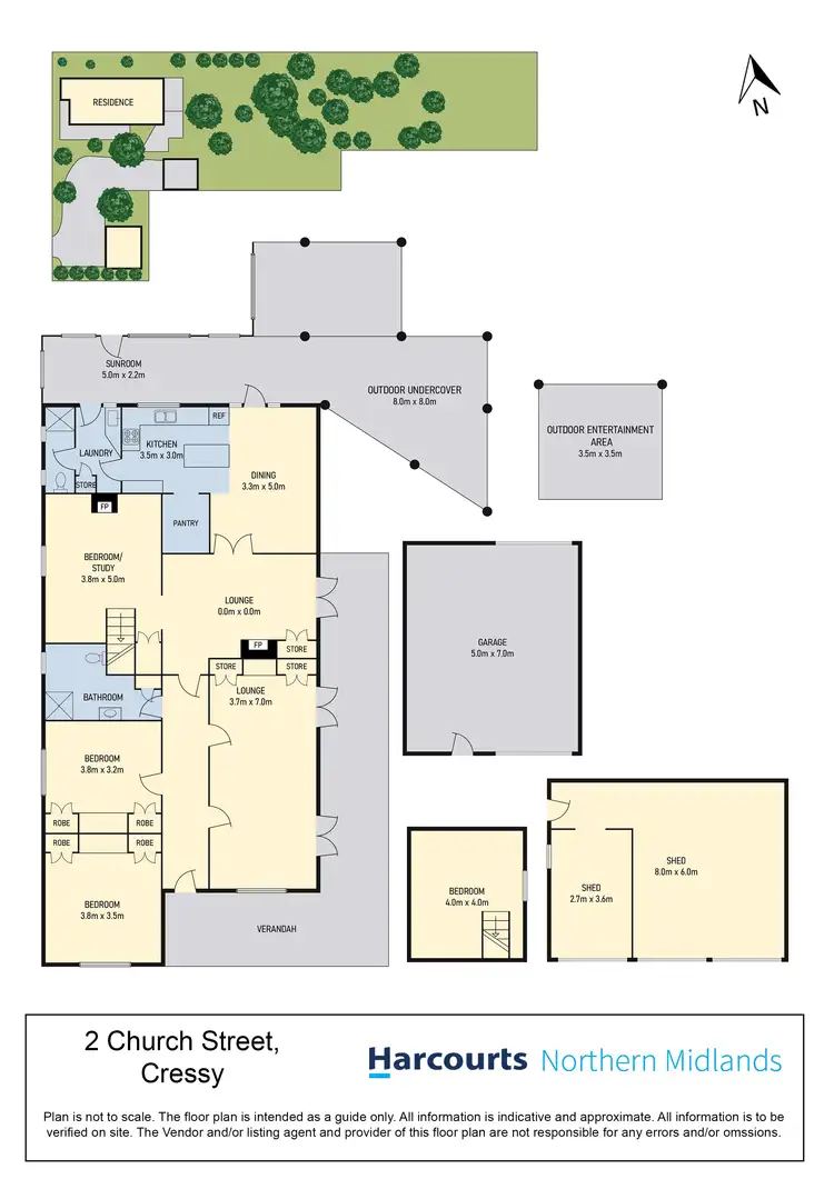 Floorplan of Homely house listing, 2 Church Street, Cressy TAS 7302