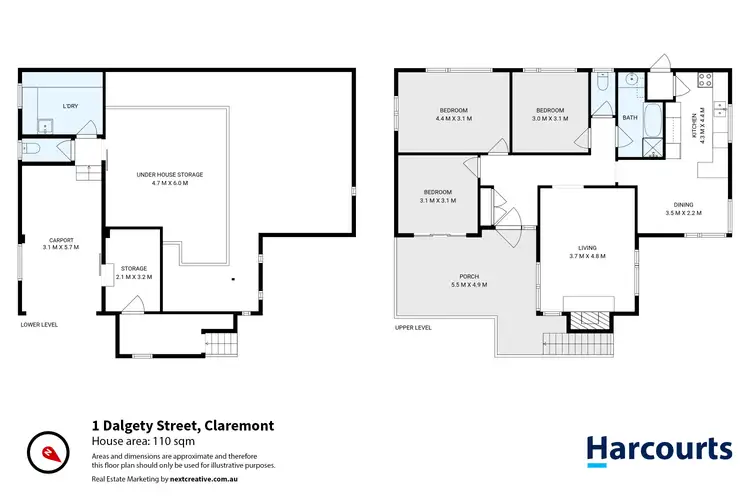 Floorplan of Homely house listing, 1 Dalgety Street, Claremont TAS 7011