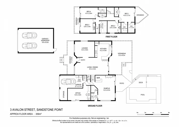 Floorplan of Homely house listing, 3 Avalon Street, Sandstone Point QLD 4511