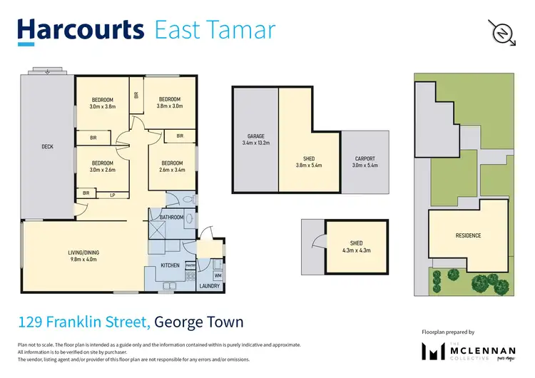 Floorplan of Homely house listing, 129 Franklin Street, George Town TAS 7253