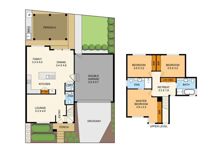 Floorplan of Homely house listing, 3 Holder Way, Croydon VIC 3136