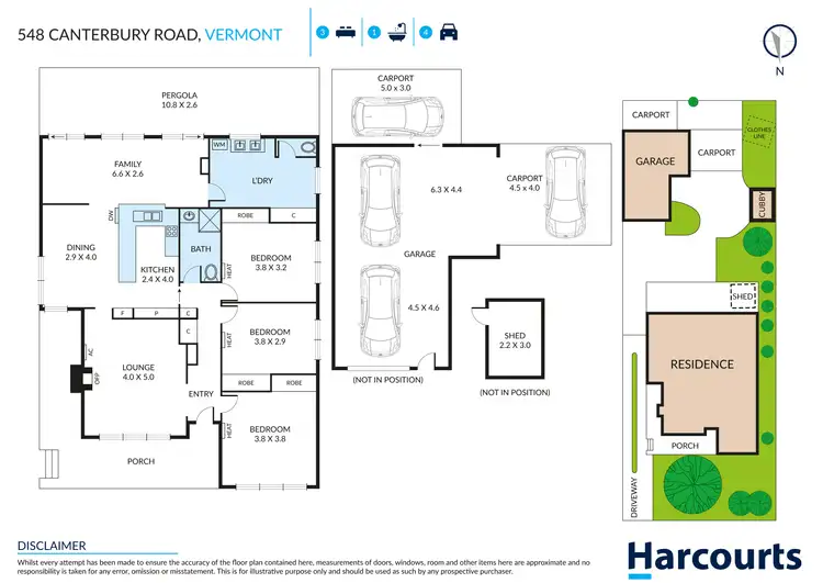 Floorplan of Homely house listing, 548 Canterbury Road, Vermont VIC 3133