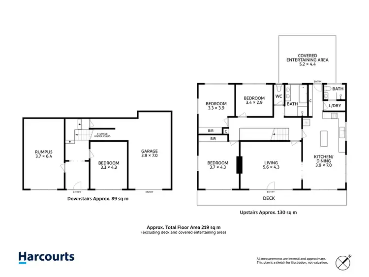 Floorplan of Homely house listing, 4 Greenacre Street, Upper Burnie TAS 7320