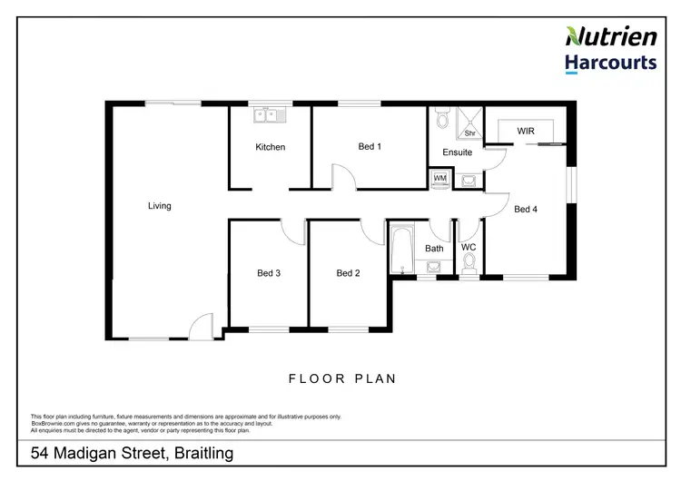 Floorplan of Homely house listing, 54 Madigan Street, Braitling NT 870