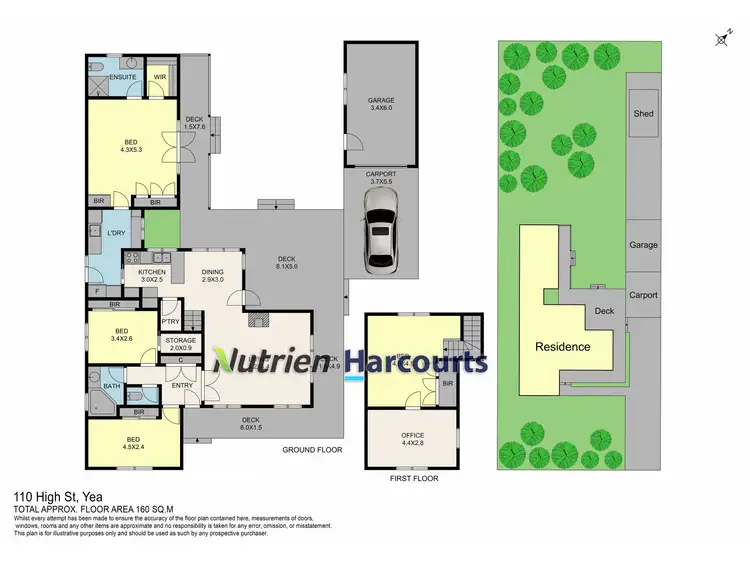 Floorplan of Homely house listing, 110 High Street, Yea VIC 3717