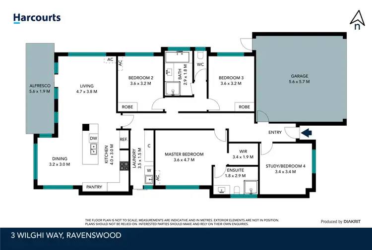 Floorplan of Homely house listing, 3 Wilghi Way, Ravenswood WA 6208