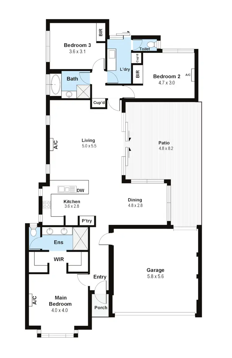 Floorplan of Homely house listing, 23 Selkirk Drive, Kinross WA 6028